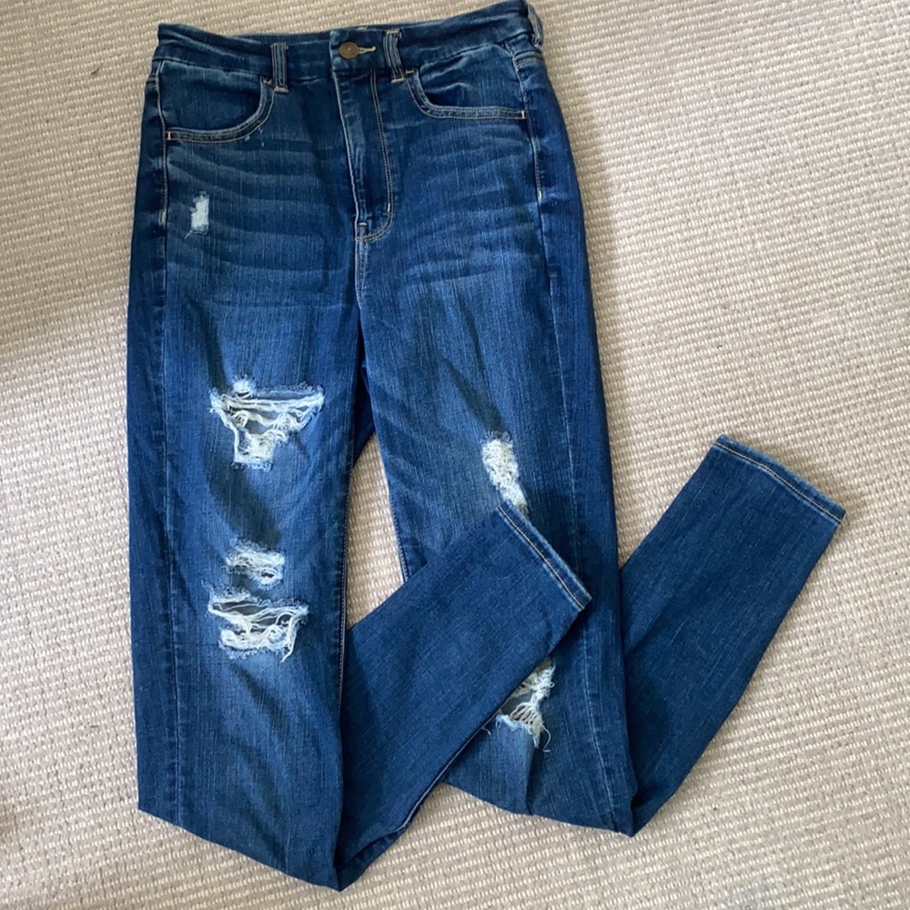 American Eagle size 6 tall inseam high rise jeans